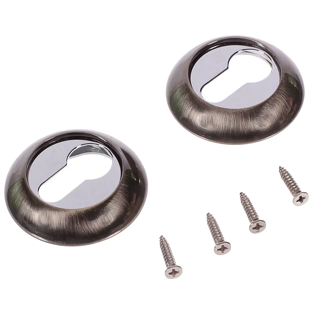 Накладка на цилиндр Palladium R AB/CP ET ЦАМ цвет античная бронза/хром 2 шт. 82004542 STLM-2052350  - Вид №1