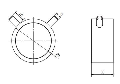 Деревянная настенная вешалка EVER Life Design кольцо ARCH-00037539 - Вид №4