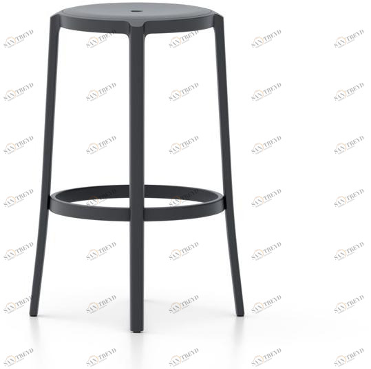 Emeco Высокий табурет в питомнике с подставкой для ног On & on sun-id-1406401