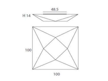 Ткань настенный светильник / потолочный светильник Olé Lighting Polaris ARCH-00027101 - Вид №7
