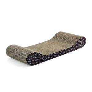 ПР0056071 Когтеточка-лежанка Софа из гофрокартона, 490х185х75мм TRIOL