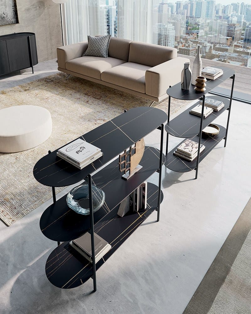 Отдельно стоящий книжный шкаф из керамогранита Dall'Agnese Supernova ARCH-00113324 - Вид №1