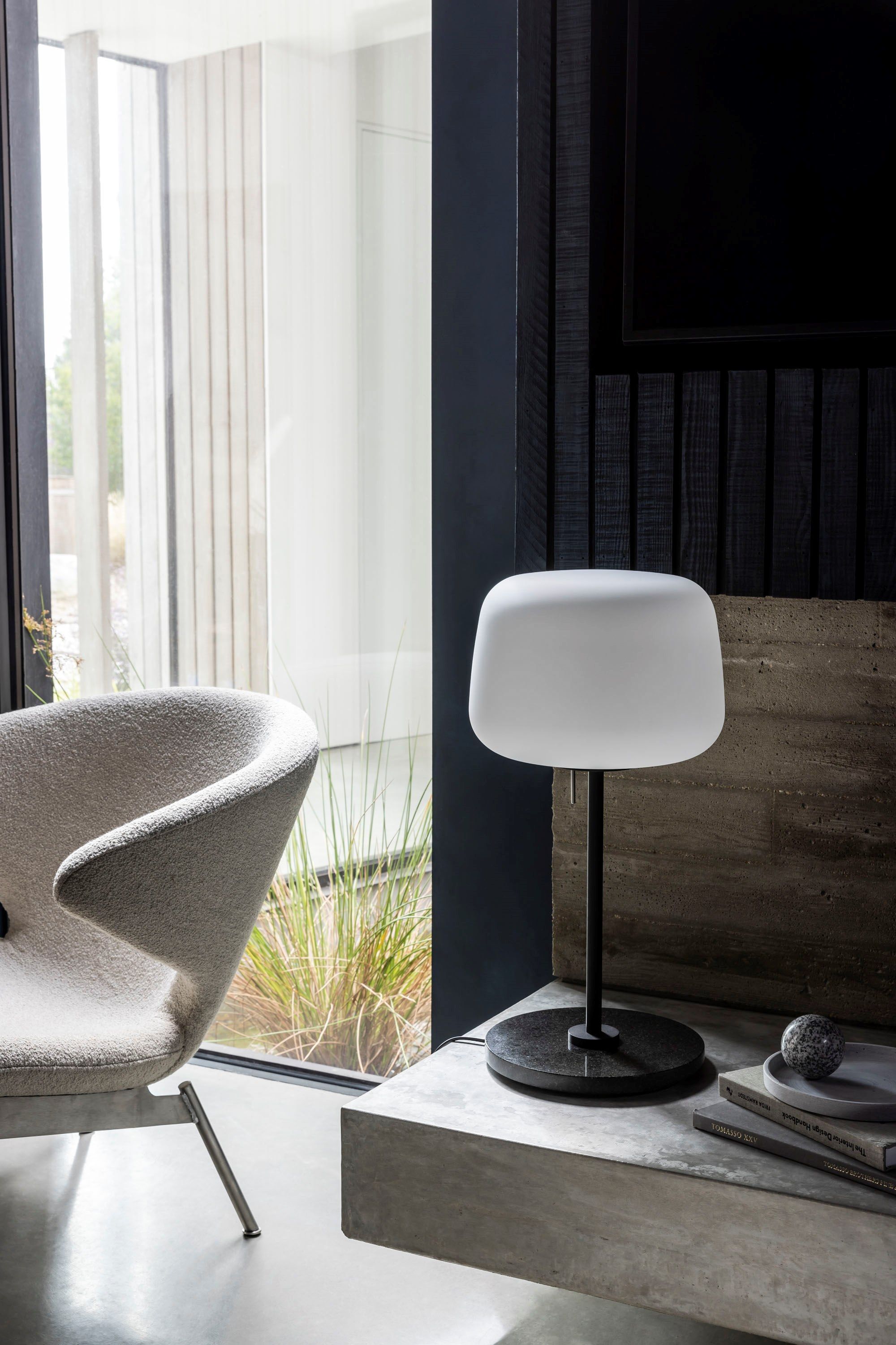 Светодиодная настольная лампа из опалового стекла с диммером Case Soft ARCH-00123469 - Вид №8