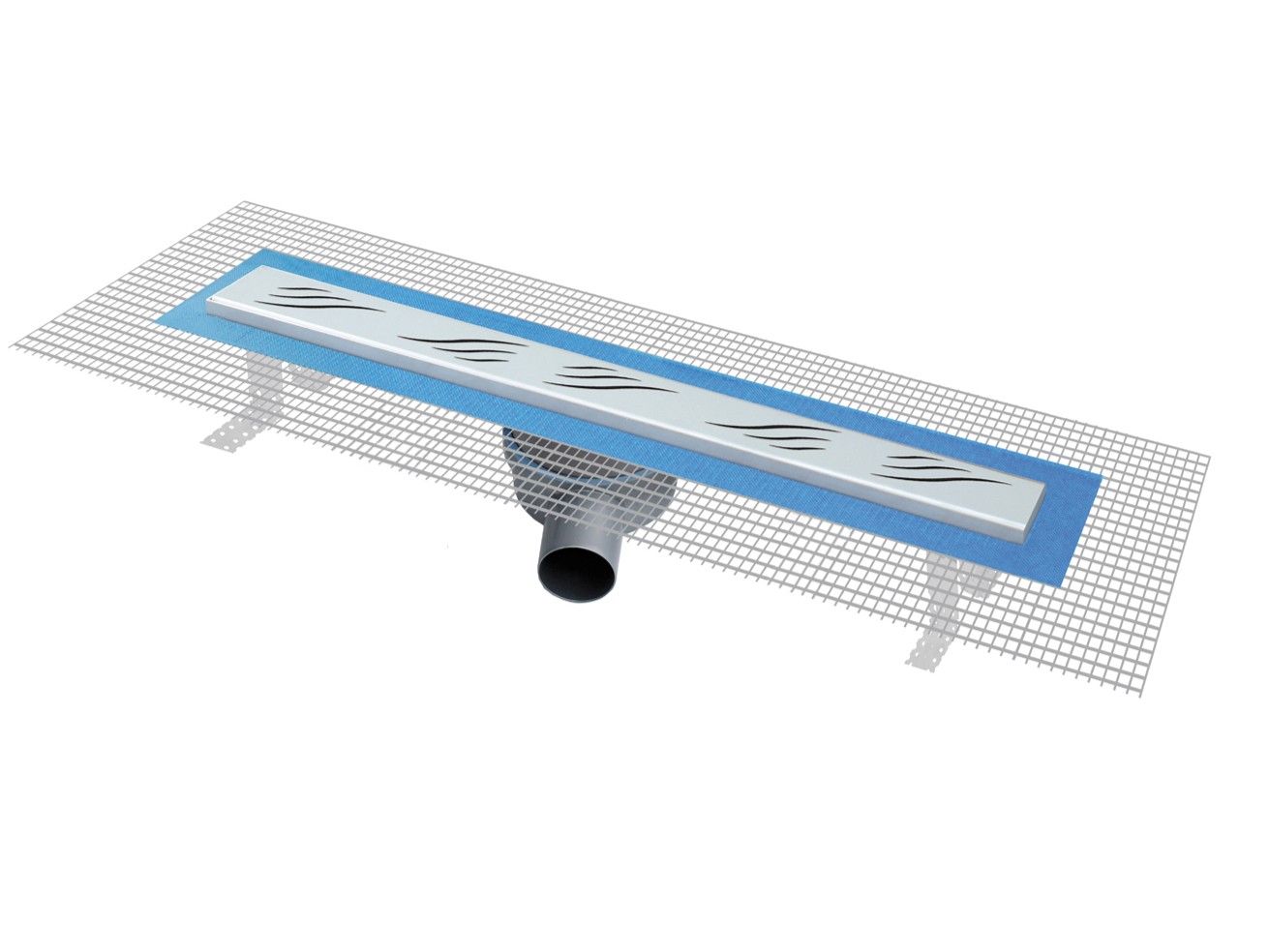 Pratiko ванная комната 2 ABS сифонный канал с решеткой из нержавеющей стали First Corporation First Plast ARCH-00139850