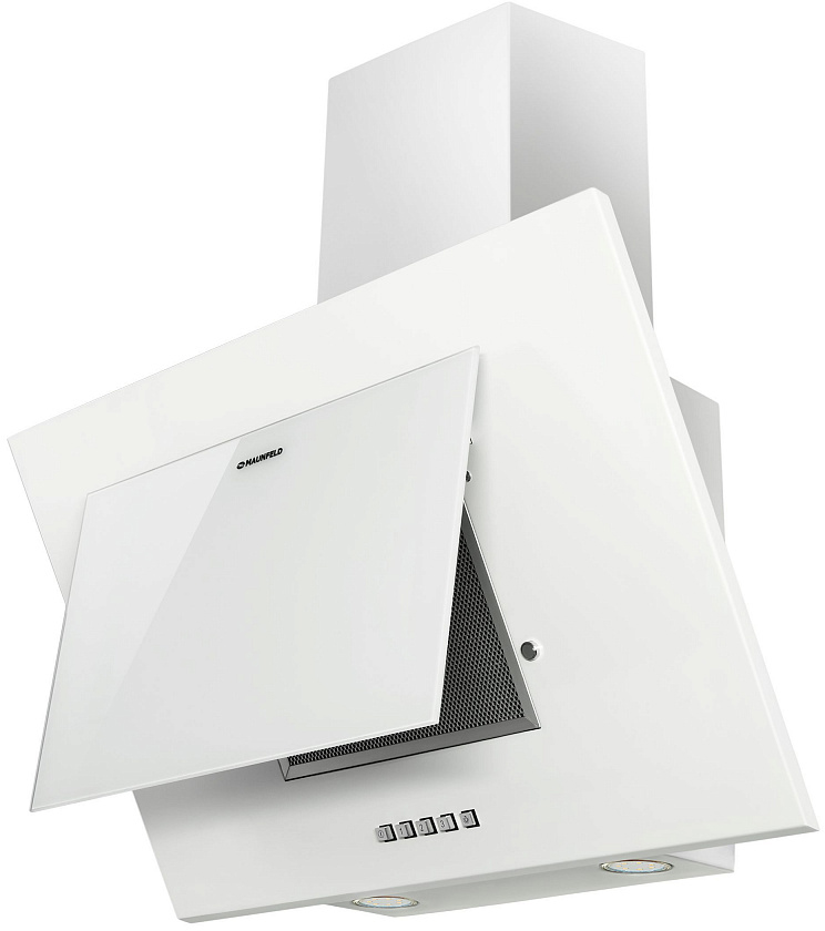 TOWER C 50 WHITE Вытяжка tower c 50 белый/белое стекло/ • тип: настенная• цвет: белый• управление: кнопочное• ширина, мм: 500• полная потребляемая мощность, вт: 160• количество скоростей: 3• максимальная производительность, м3/ч: 650• диаметр воздуховода Santreyd  - Вид №2