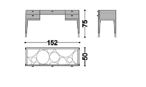 Туалетный столик в классическом стиле OPERA CONTEMPORARY Dimitri ARCH-00090950 - Вид №2