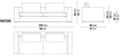 Maxalto Диван из ткани Otium sun-id-1372446 - Вид №12