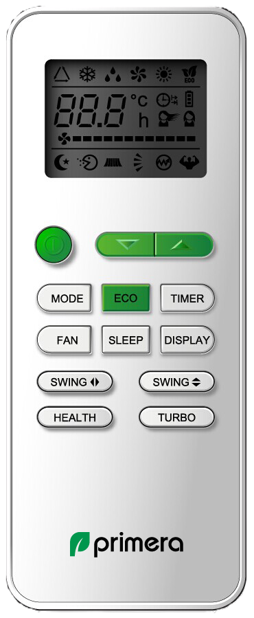 9232101 Кондиционер настенный сплит-система Primera PRAW-18TENA3 белый STDN-0009360 - Вид №12
