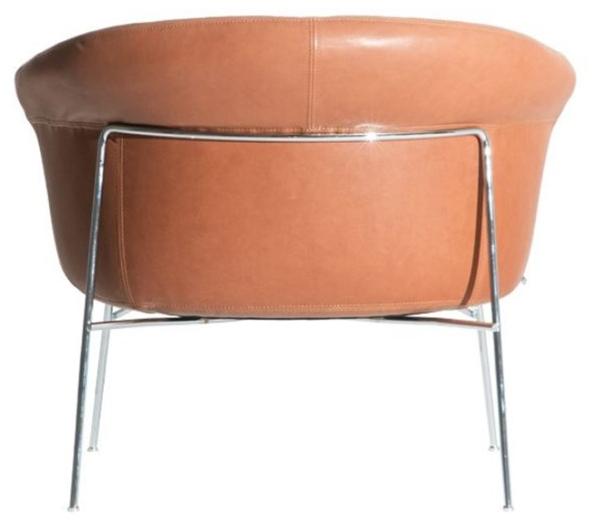 Driade Мягкое кожаное кресло с подлокотниками Moon sun-id-1413218 - Вид №3