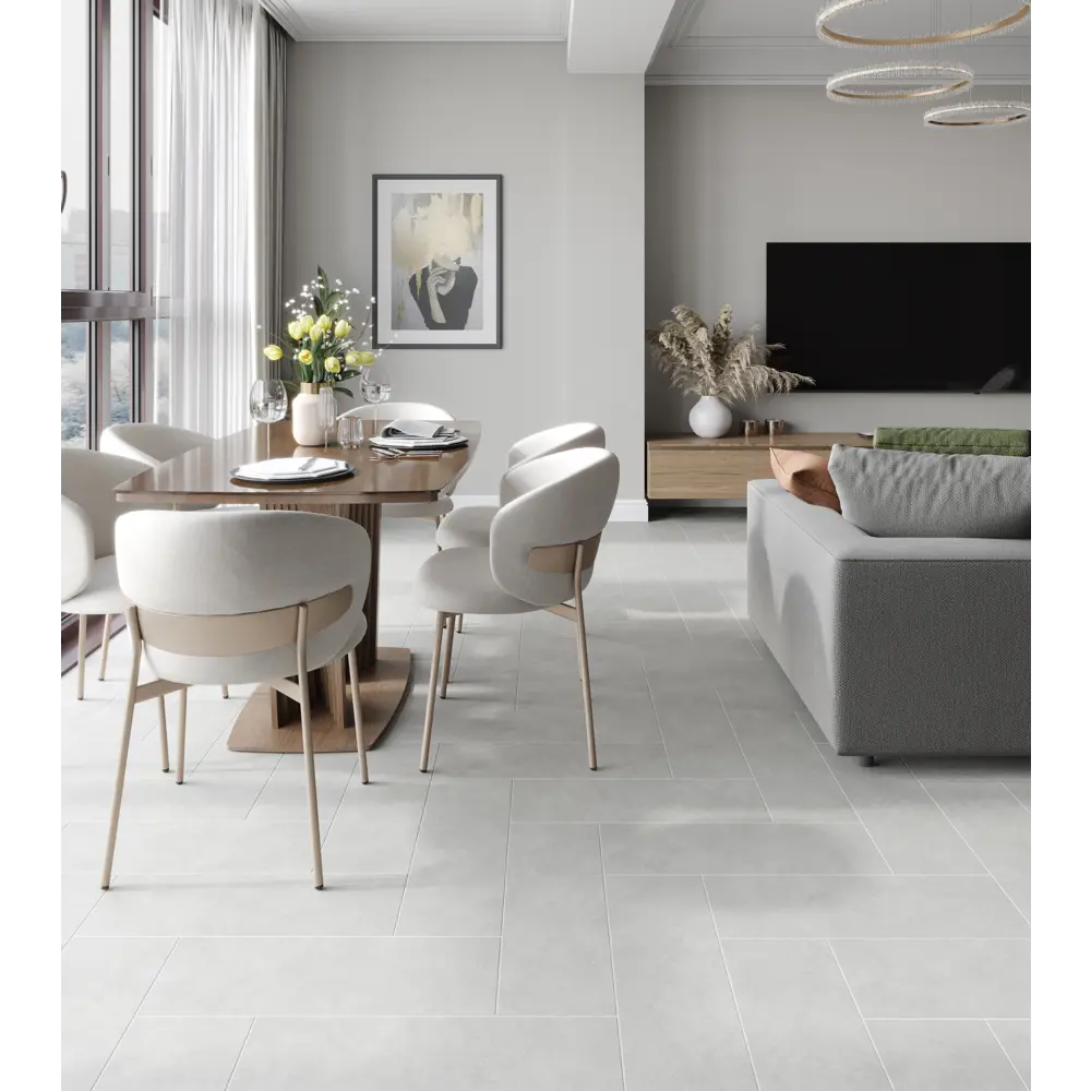 Глазурованный керамогранит LB Ceramics Холодное солнце 19.9x60.3 см 0.96 м² матовый цвет светло-серый STLM-2087646 - Вид №3