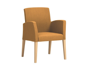 Тканевое кресло с подлокотниками