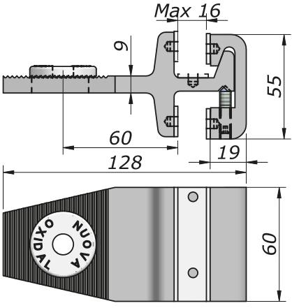 Nuova Oxidal Стальной зажим sun-id-1357174 - Вид №5