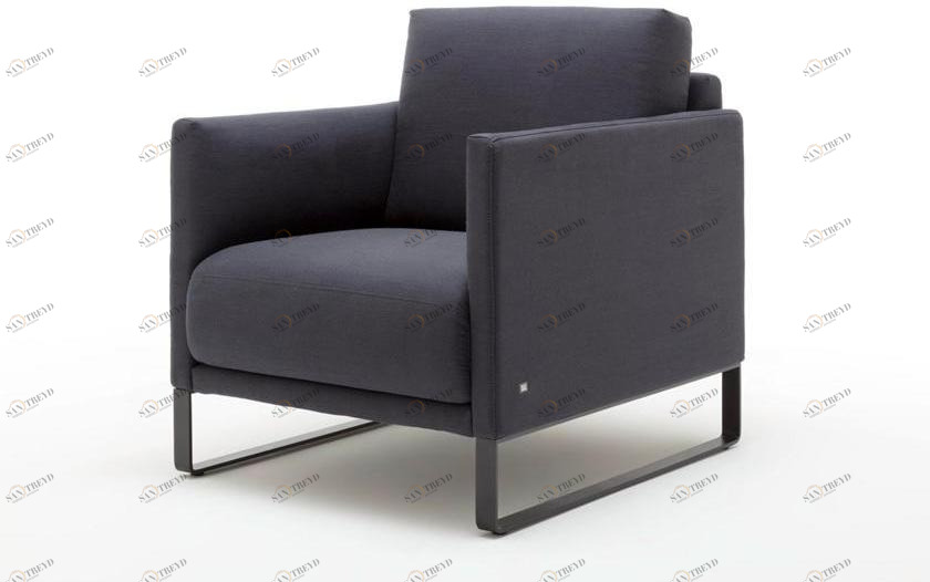 Rolf Benz Кресло на санках из ткани с подлокотниками Rolf benz 009 cara sun-id-1355255