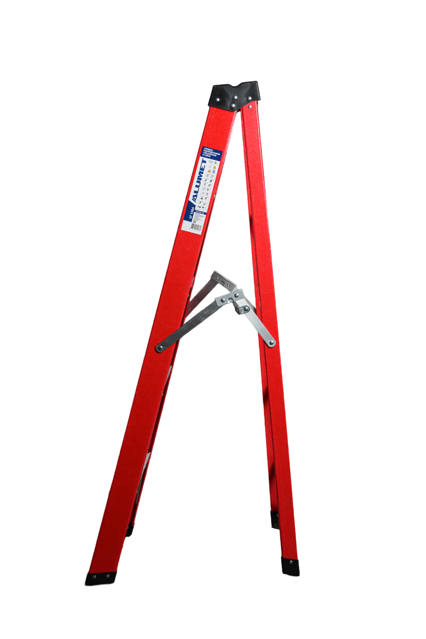 Стремянка SF 1004 стеклопластиковая 4 ступени, Alumet, с органайзером  - Вид №5