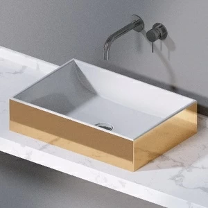L239250 Накладная раковина на столешницу  прямоугольная A. e T. Italia THIN