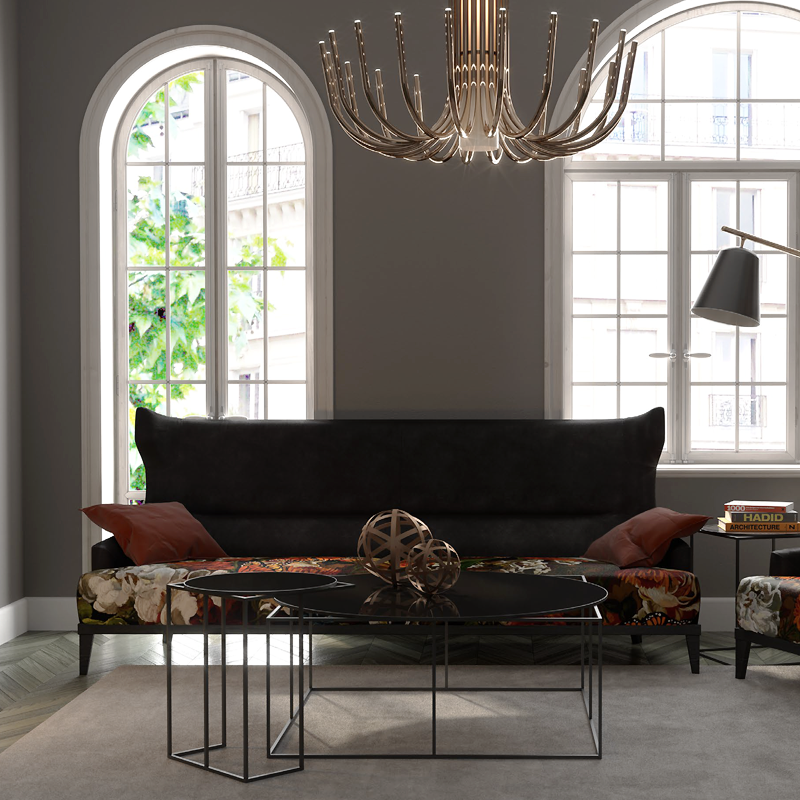 Диван  MINOTTI PN-303 The black attitude - Вид №1