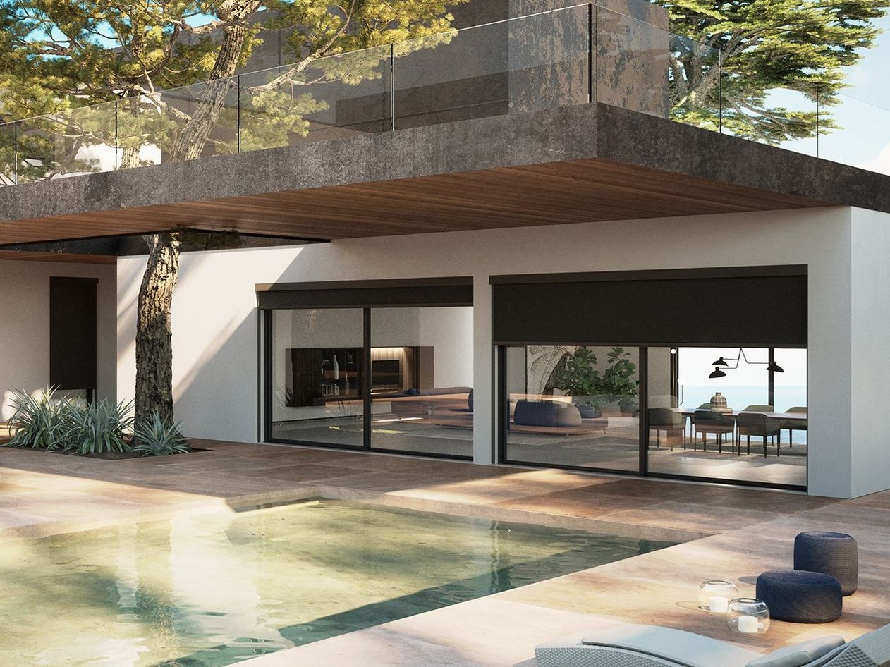 Тканевый навес с откидным навесом со встроенным освещением Pratic T-Project ARCH-00097901