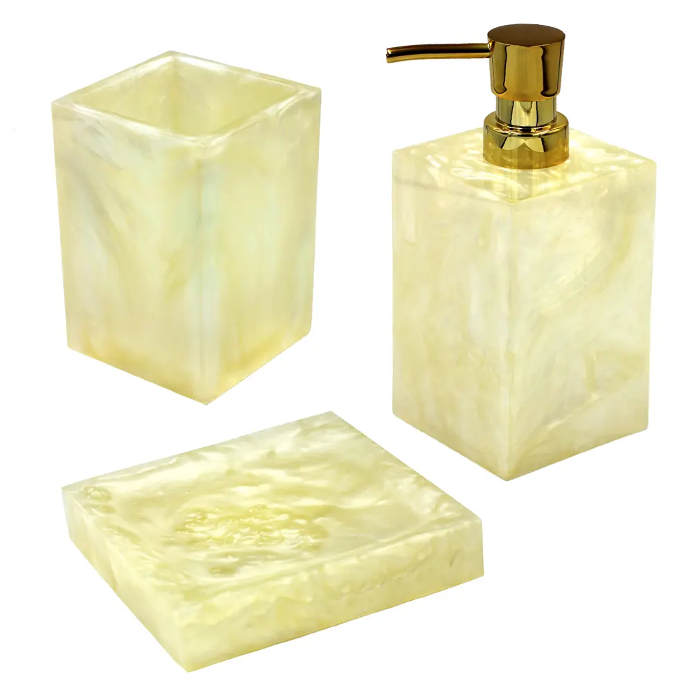 Мыльница Bath Plus Pearl полирезин цвет желтый 83410284 STLM-2080047 - Вид №1