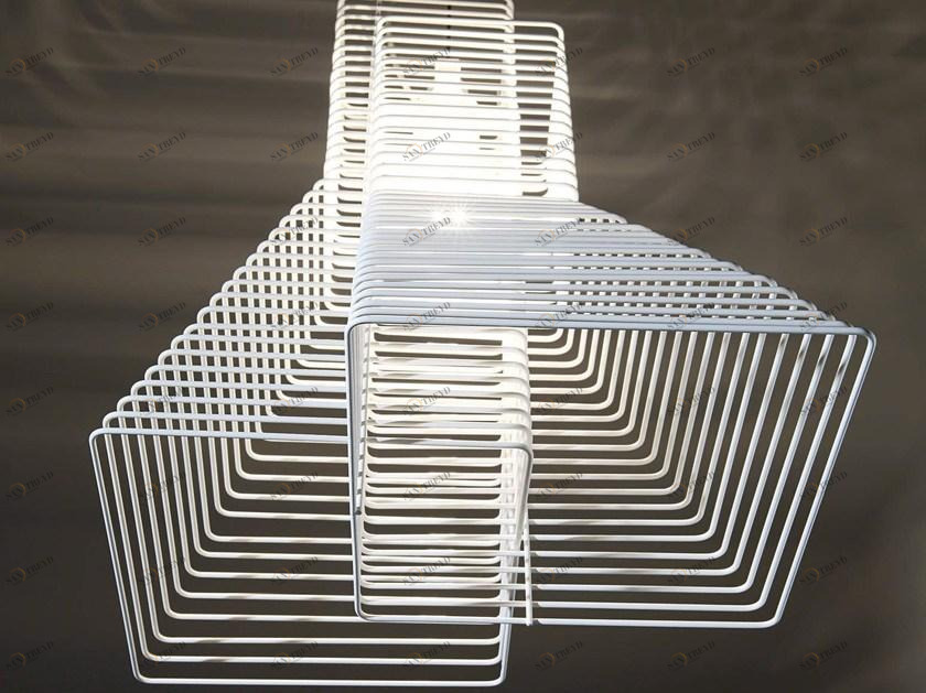 ZAVA Подвесной светильник с галогеном прямого света из железа Grown sun-id-1501611