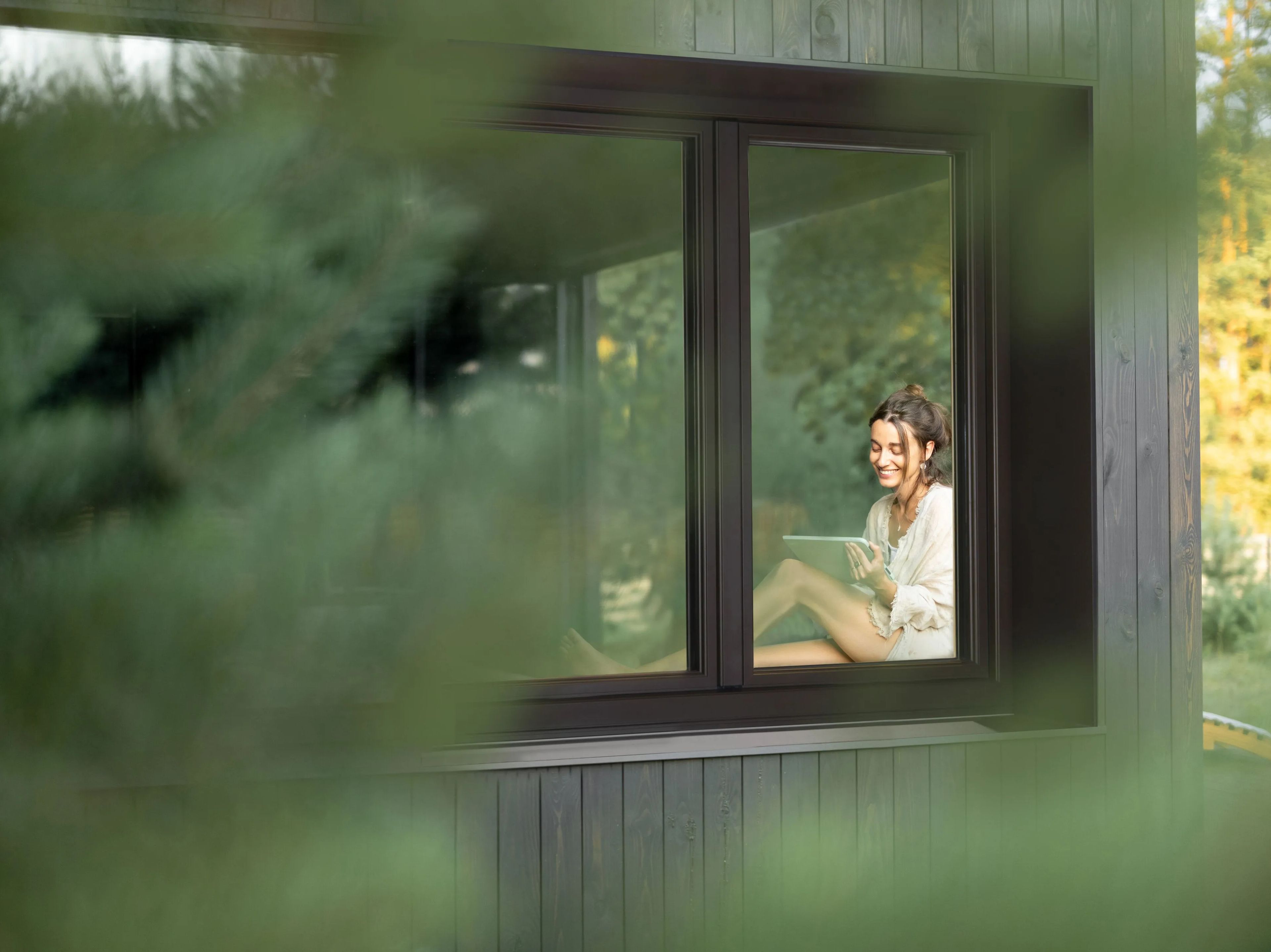 Window made of laminated wood with an external aluminum clad PB Finestre FUTURA LEGNO ALLUMINIO ARCH-00071925