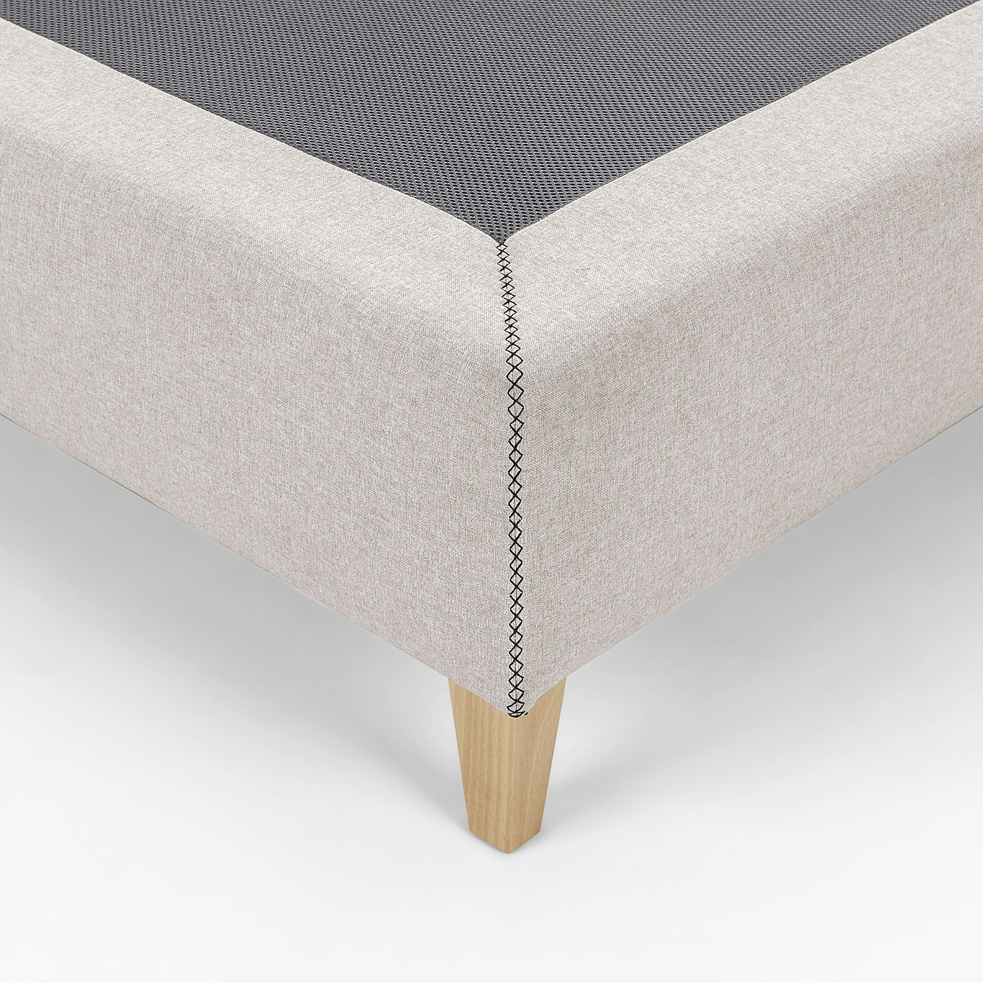 062780 Кровать 150x190 бежевая La Forma Nikos - Вид №1