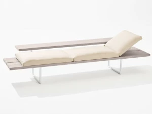 FAST Садовая кушетка из алюминия с имитацией дерева Orizon N2725a