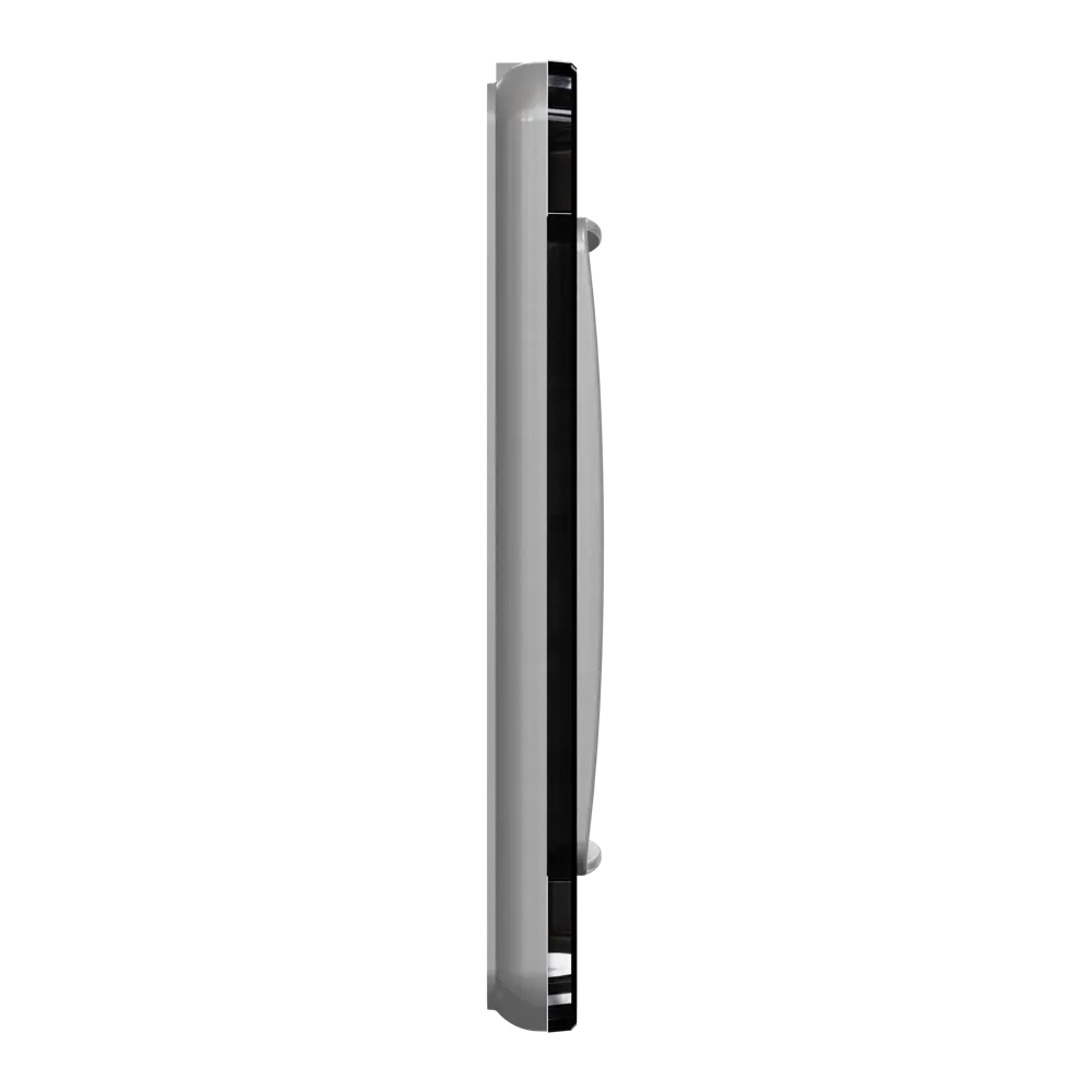 Рамка для розеток и выключателей Systeme Electric Sedna Design 1 пост, цвет чёрное стекло 84828386 STLM-2100744 - Вид №2