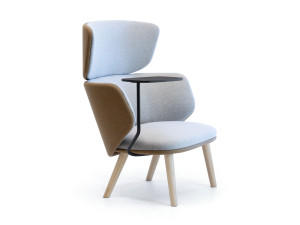Кресло для контрактной ткани с журнальным столиком