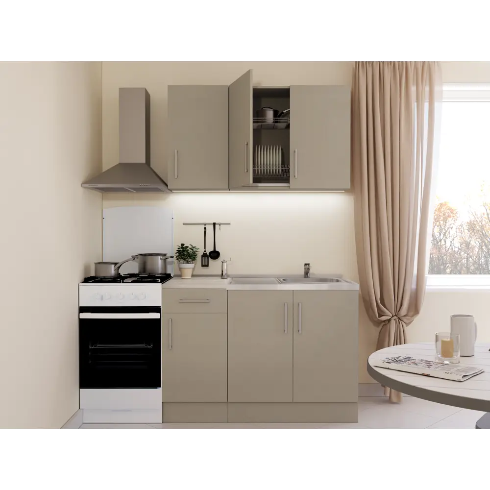 Напольный шкаф Шенилл 60x80x85.2 см ЛДСП цвет серый Santreyd STLM-2180182 - Вид №11