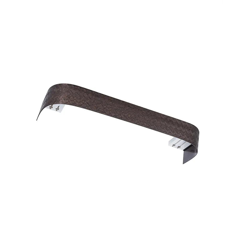 Карниз трехрядный Кант 200 см пластик цвет венге DOMLEGRAND STLM-2182341