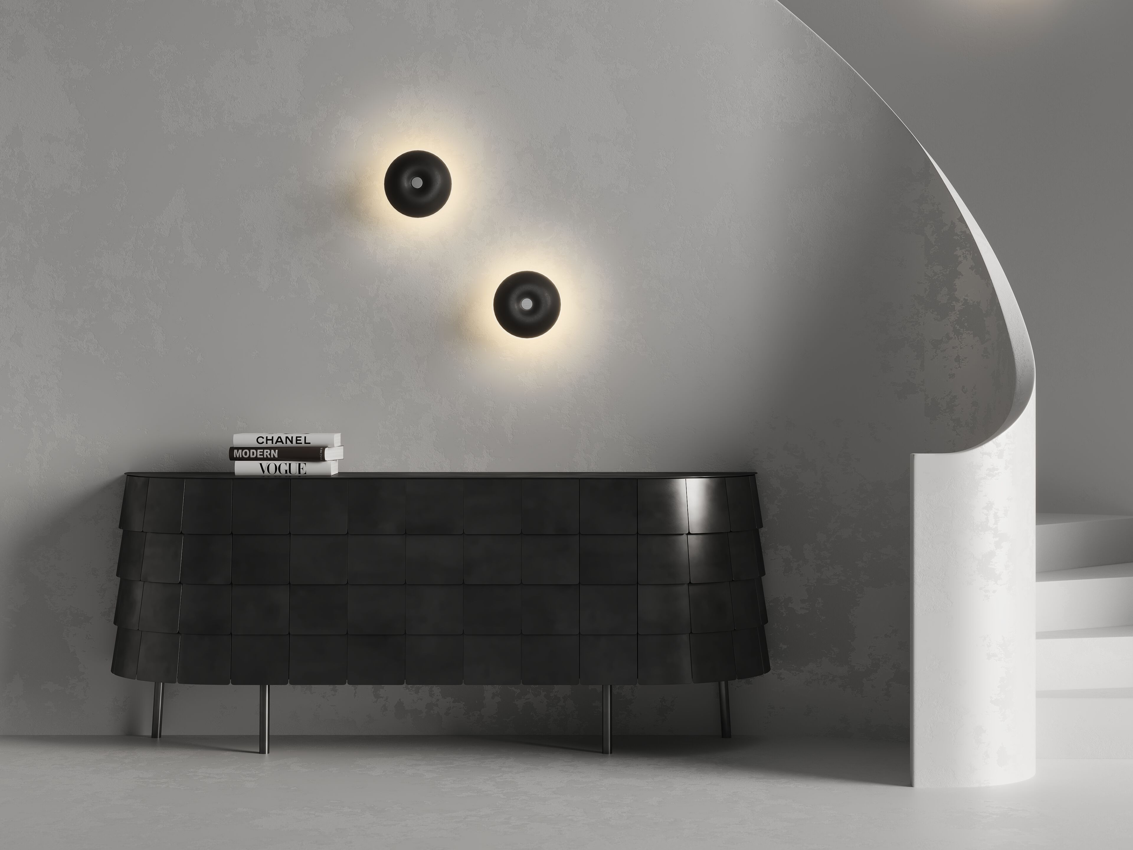 Керамическая и стеклянная светодиодная настенная лампа Hind Rabii T-Cotta ARCH-00088510 - Вид №3