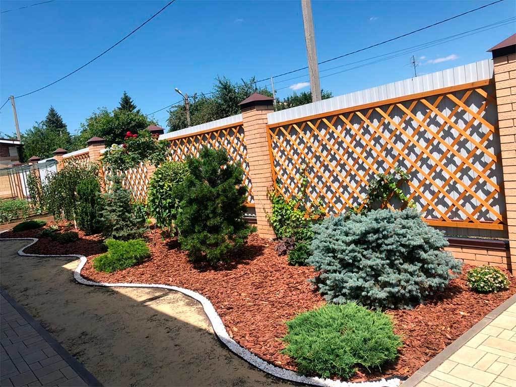 Пластиковый бордюр 45 мм, длина 1 м ГеоПластБорд GPBST-45 - Вид №11