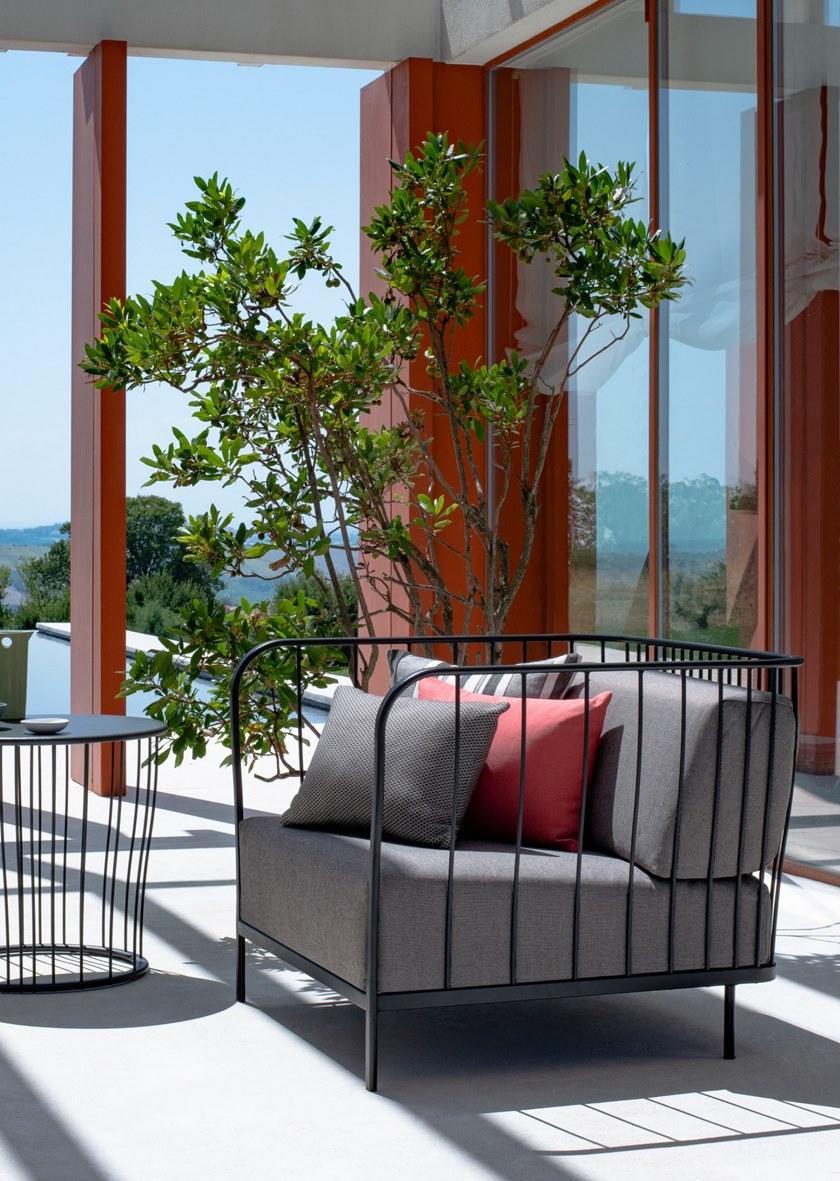 emu Квадратный тканевый садовый пуф Cannolè 1085 - Вид №11