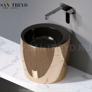 L101258 Накладная раковина на столешницу  круглая A. e T. Italia TOTEM