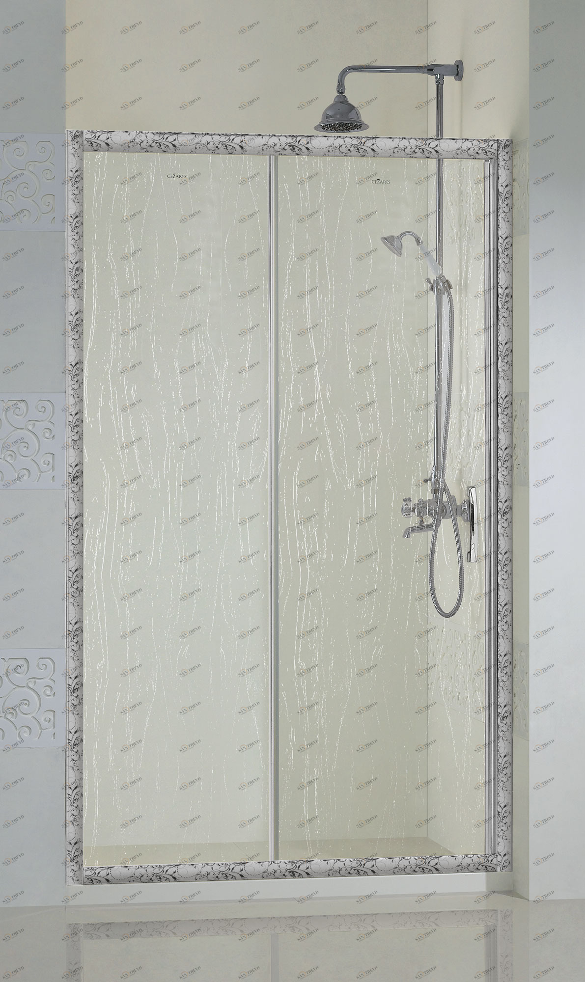 Душевая дверь в нишу CEZARES ART-GOTICO-BF-1-120-C-D-L