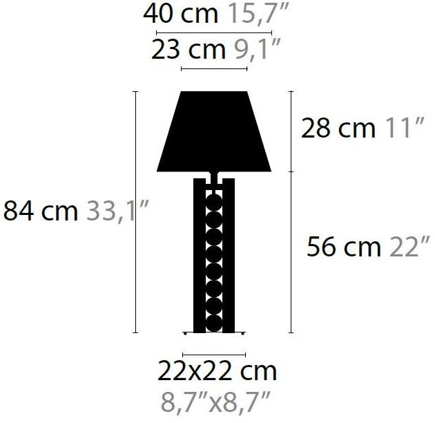 ILFARI Настольная лампа с прямым и отраженным светом из стекла Tears from moon sun-id-1418901 - Вид №1