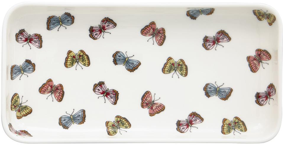 Поднос Maisie white 12х24 см Greengate STWTRASMSI0104