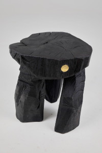 Дубовый стул / журнальный столик