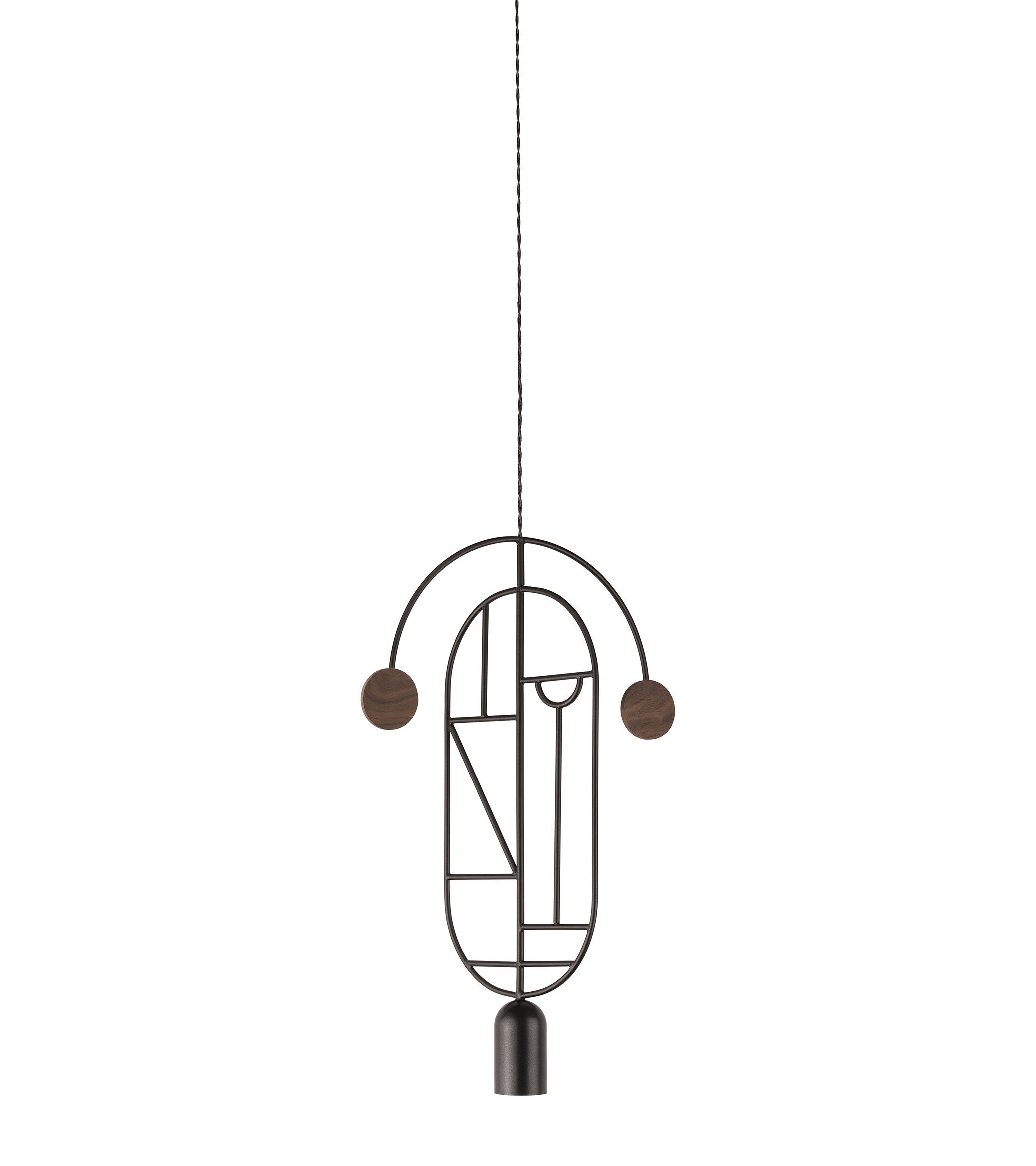 Металлический светодиодный подвесной светильник с регулируемой яркостью NOMON WOODEN DOTS ARCH-00069833 - Вид №46