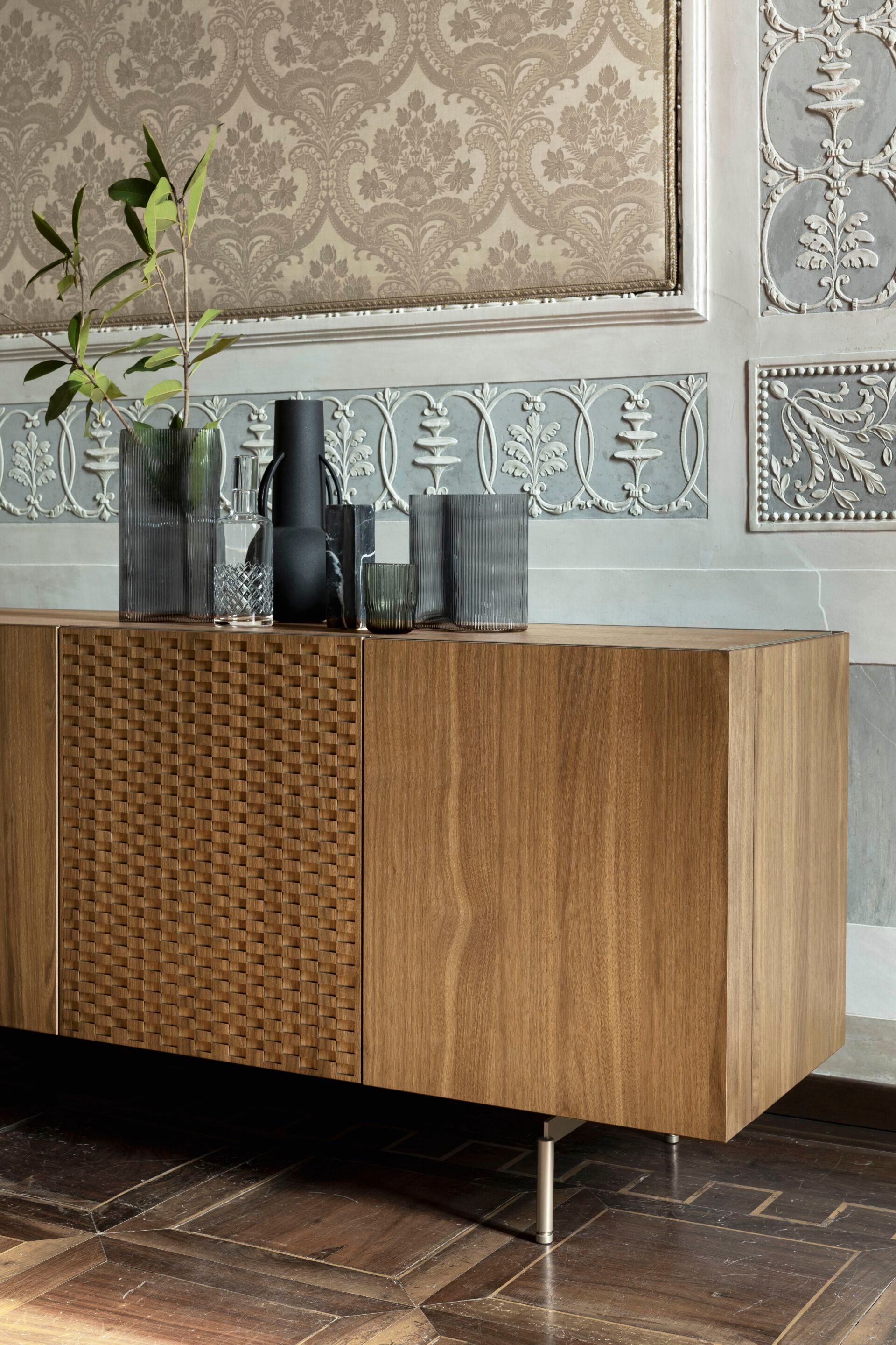 Деревянный шкаф с распашными дверями Alf DaFrè DAMA ARCH-00057784 - Вид №2