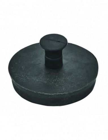 005300 005 00  Сливная пробка черного цвета с кнопкой, Д. 54,6 / 57,5 ​​мм Valentin Чернить  - Вид №1