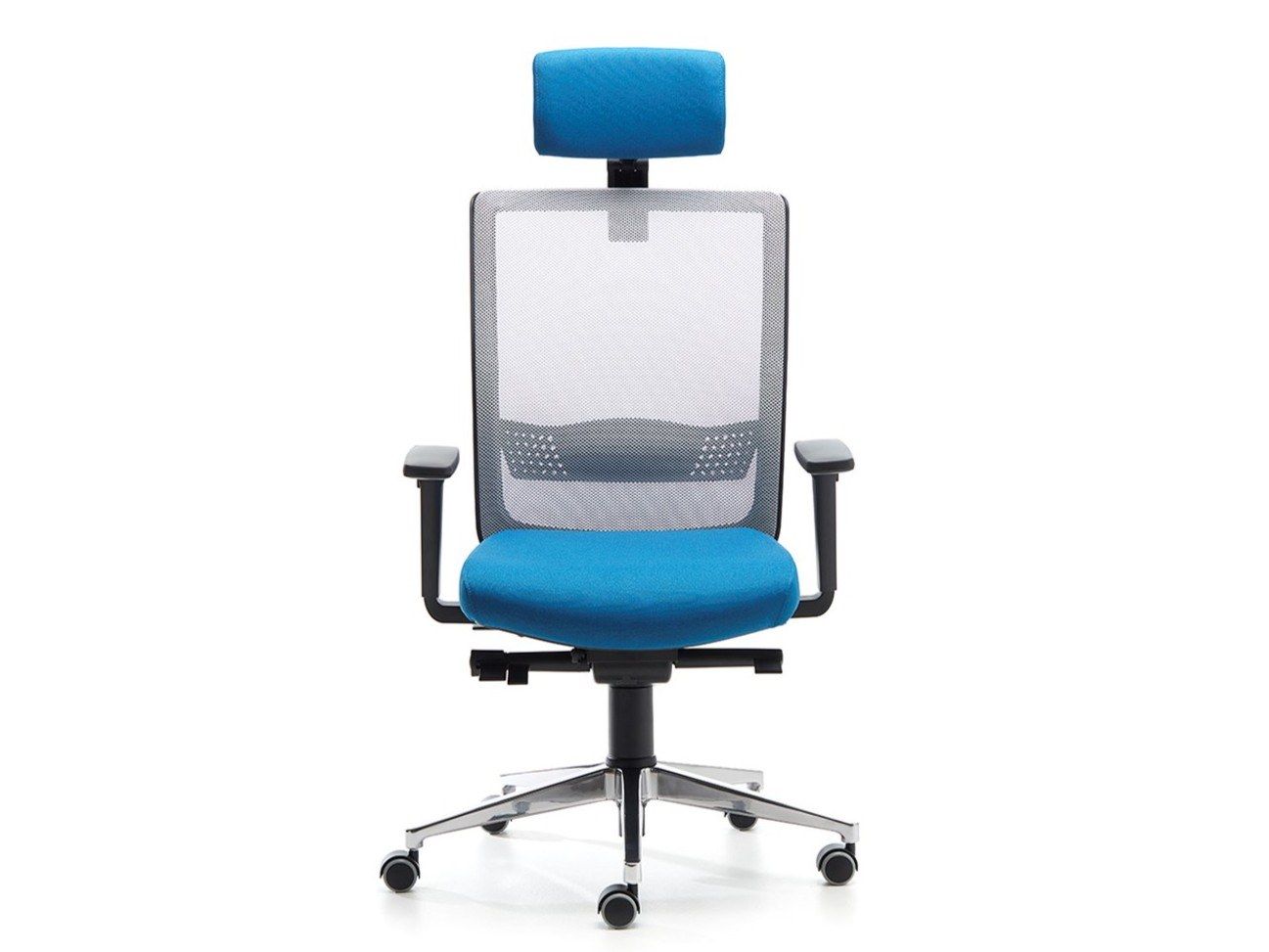 Вращающееся офисное кресло с колесами VAGHI Bursa Evo Black ARCH-00077178