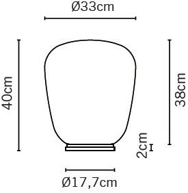 Fabbian Настольная лампа из стекла Lumi baka sun-id-1459179 - Вид №3