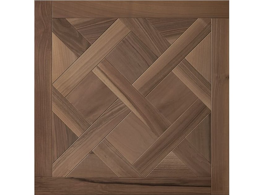 Паркет из грецкого ореха Bassano Parquet геометрия-Quadrotte ARCH-00075176