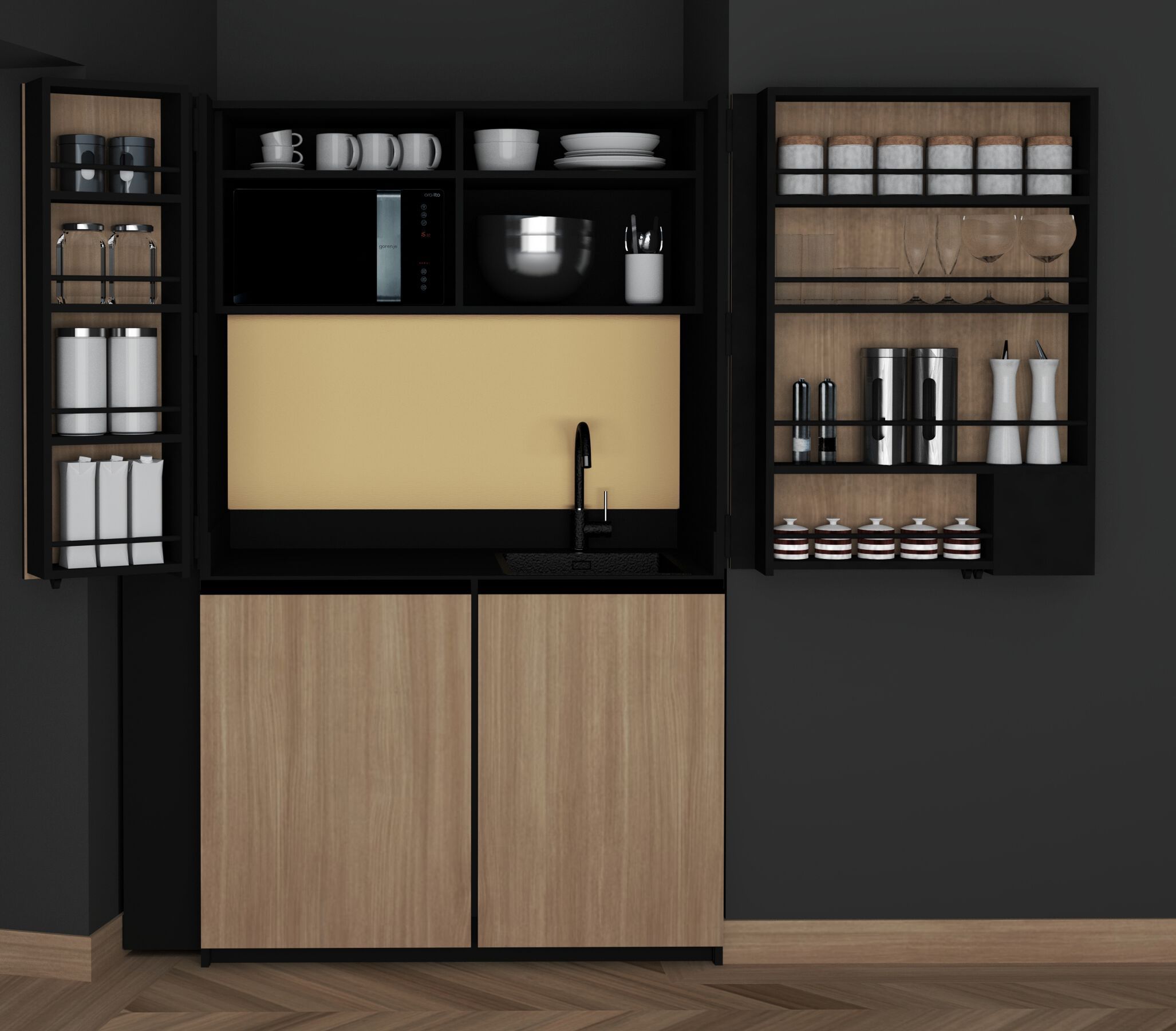 Мини-кухня Dizzconcept Pop-up kitchen Pia ARCH-00143531 - Вид №2