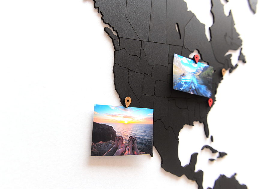 1601-11 new Пазл «карта мира» черная 150х90 см new Mimi  - Вид №8