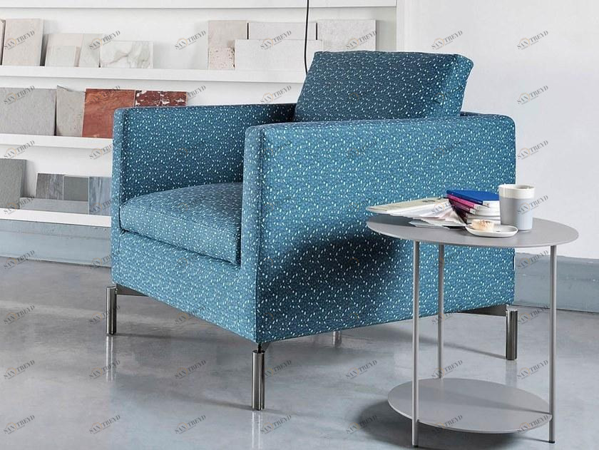 Novamobili Кресло с обивкой из ткани с подлокотниками Reef sun-id-1502067