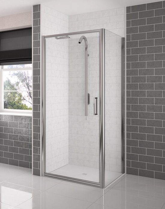 Дверь душевая для установки с боковой панелью AR6NF76 L или R Merlyn Arysto Хромированный 