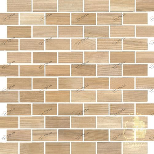 Мозаика и 3D панели из дерева Tarsi Кирпич 211 Ясень Селект (Гладкая) 331х331 мм 1401100009