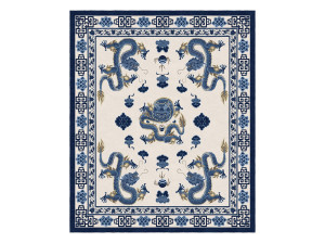 Прямоугольный ковер ручной работы